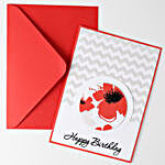 Floral Effect Greeting Card