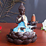 Lord Buddha Incense Burner Blue