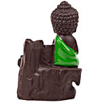 Lord Buddha Incense Burner Green