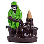 Sai Baba Incense Burner Green