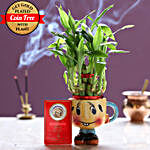 Free Gold Plated Coin With Lucky Bamboo