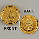 Gold Plated Coin Free With Syngonium Plant