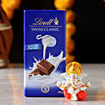 Lord Ganesha Idol & Lindt Chocolate