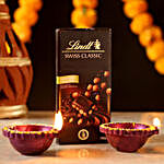 Sweet Diwali Wishes With Diyas