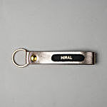 Personalised Matte Gold Key Chain