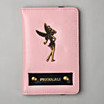 Personalised Baby Pink Passport Cover