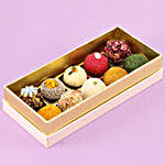 Assorted Mithai In Baby Pink Box