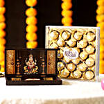 Lord Ganesha Pooja Box & Ferrero Rocher