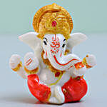White Ganesha Idol & Dairy Milk Silk Box