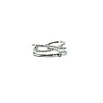 Gorgeous Rhinestones Silver Ring