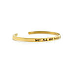 Not All Who Wander Are Lost Gold Band