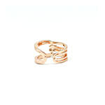 Charming Rhinestones Rose Gold Ring