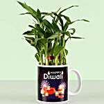 Diwali Wishes Two Layer Bamboo Plant