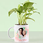 Personalised Money Plant Mug For Wife