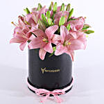 Pink Asiatic Lilies In FNP Signature Box