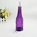 Bottle Lamp- Purple