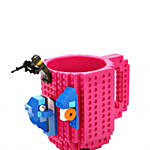 Build On Brick Mug- Pink