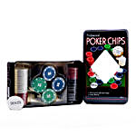 Poker Chips Tin Case