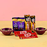 Diwali Chocolates With Diyas