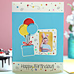 Big Colorful Balloons Birthday Greeting Card