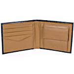 Men's Bi-Fold Black & Chestnut Wallet