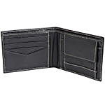Men's Bi-Fold Black Leather Wallet
