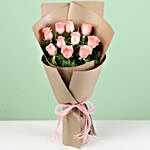 10 Pink Roses & Ferrero Rocher