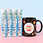 Birthday Wishes Mug & Bounty Chocolates