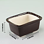 Pachira Bonsai In Brown Ceramic Tray Pot