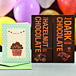 Dark Hazelnut Chocolates Birthday Greetings