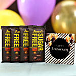 Sugar Free Amul Chocolates Anniversary Wishes