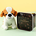 Adorable Dog Soft Toy & Chocominis