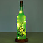 Sai Baba Green LED Bottle Lamp