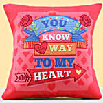 Way To My Heart Cushion