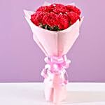 Beautiful 16 Pink Carnations Bouquet