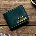 Personalised Forest Green Mens Wallet