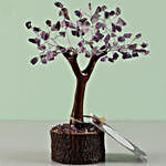 Amethyst Gemstone Wishing Tree 7.5"