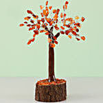 Carnelian Gemstone Wishing Tree 7.5"