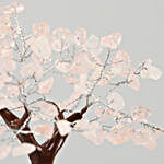 Rose Quartz Gemstone Wishing Tree 7.5"