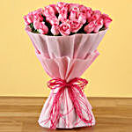 Poetic Pink Roses Bouquet