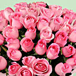 Buy/Send Poetic Pink Roses Bouquet Online- FNP