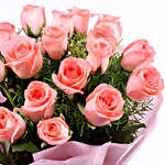 Endearing 20 Pink Roses Bouquet
