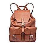 Personalised Tan Backpack