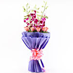 Beautiful Purple & Pink Flower Bouquet