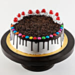 Yummy Black Forest Gems Cake 1 Kg Eggless