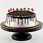 Yummy Black Forest Gems Cake- 1 Kg Eggless