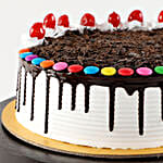 Yummy Black Forest Gems Cake- 1 Kg Eggless