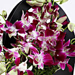 Purple Orchids In Sleeve Bag