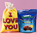 LuvIt Chocolates I Love You Gunny Bag