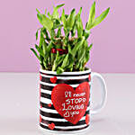 2 Layer Bamboo In Never Stop Loving You Mug